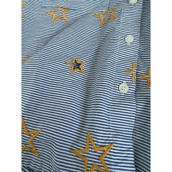 Madewell Women’s Star Embroidered‎ Shirt XXS - Picture 5 of 8